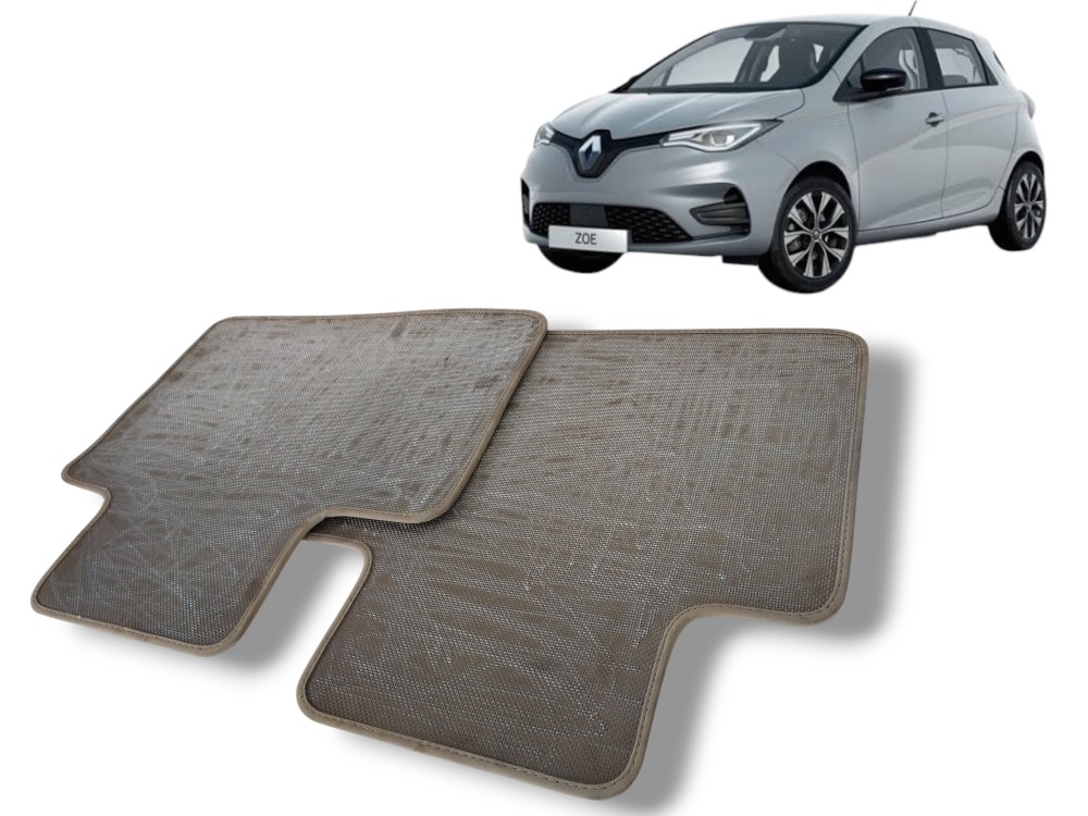 Par Tapete Borracha Traseiro Renault Zoe Neo 2022 8201274081 1