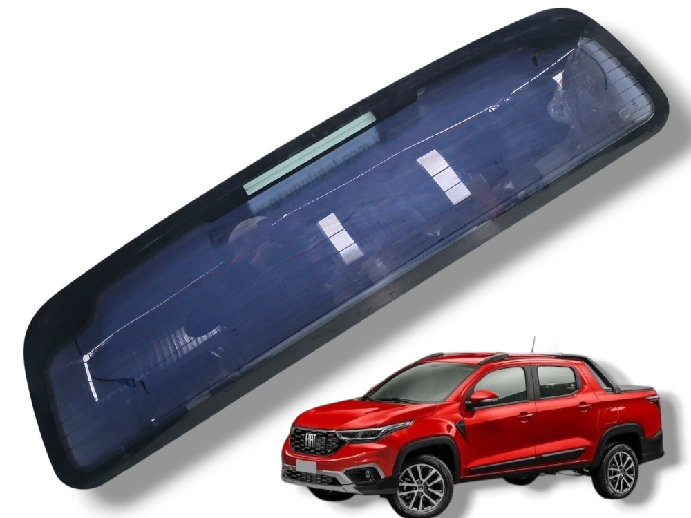 Vidro Vigia Fiat Strada Volcano 2024 Original 1