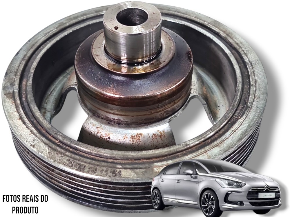 Polia Virabrequim Citroën Ds5 2015 1.6 16v Thp Original 1