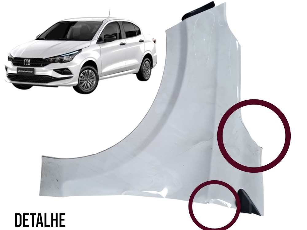 Paralama Dianteiro Esquerdo Fiat Cronos 2023 Detalhe 1