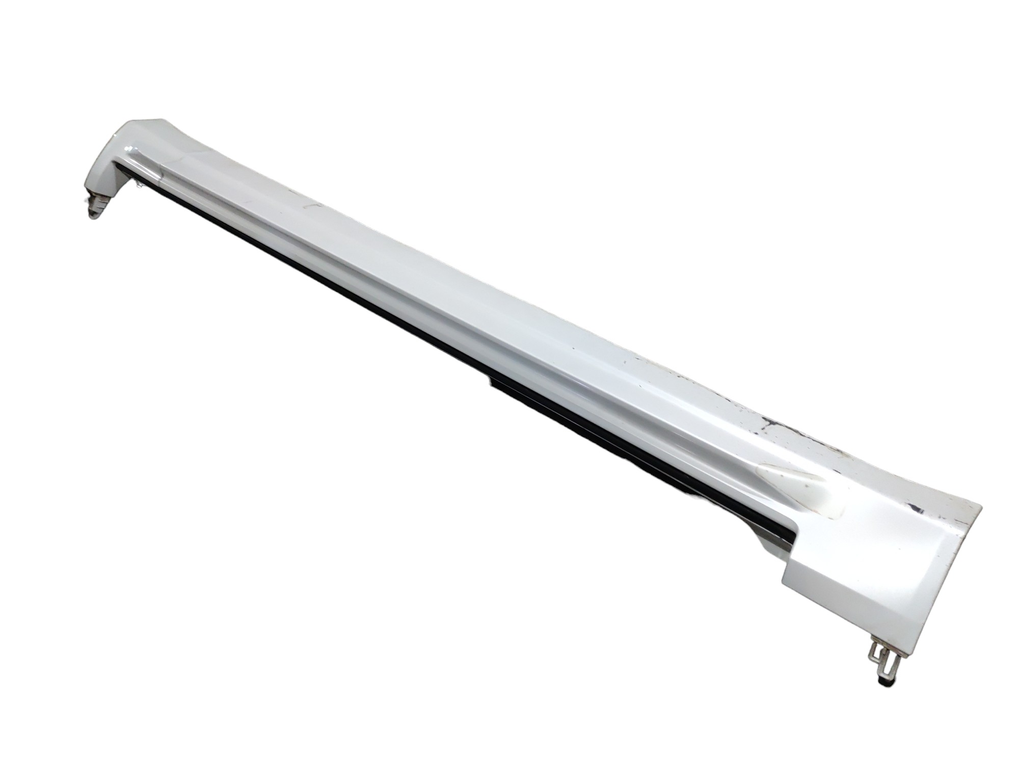 Spoiler Lateral Esquerdo Saia Volvo Xc90 D5 2017 Leve Detalh Branco 4