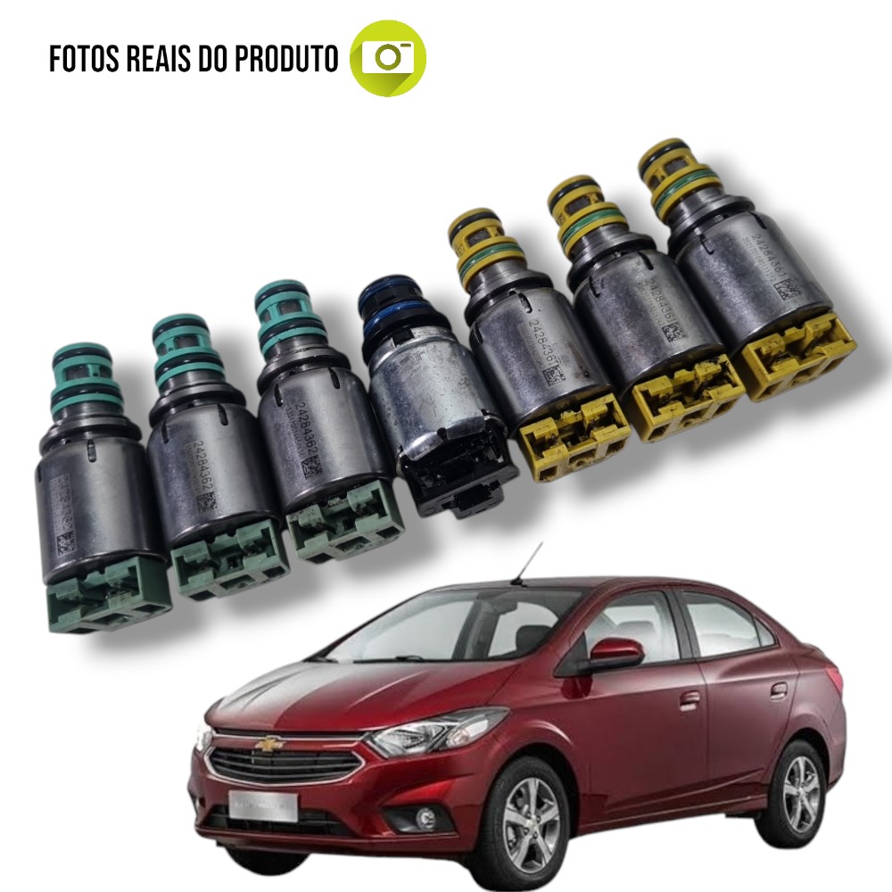 Kit Válvula Solenóide Fluxo Câmbio Aut. Onix/prisma 1.4 2018 1