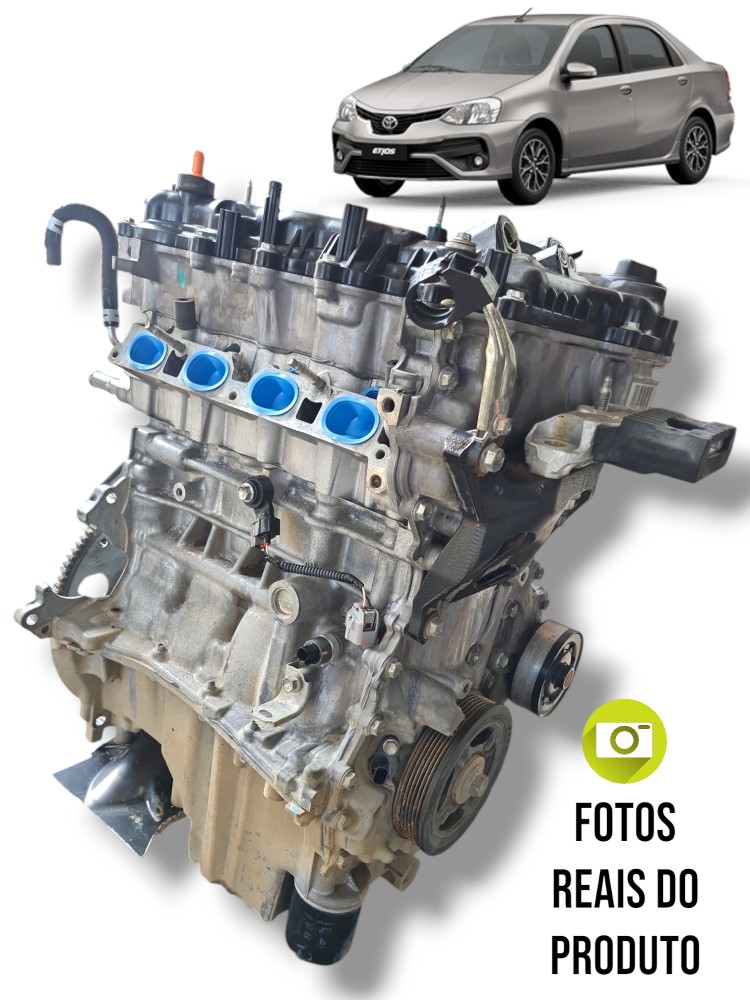 Motor Parcial Toyota Etios / Yaris 2018 Original C/ Nota