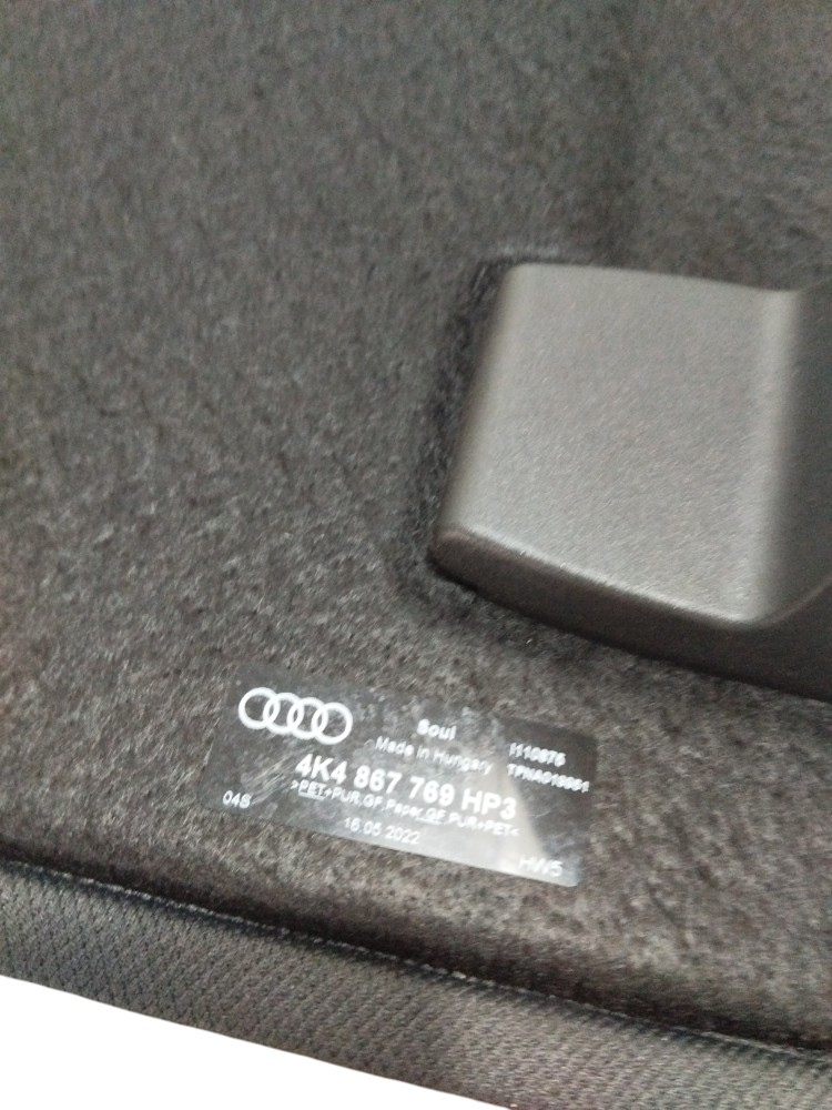 Cobertura de porta malas  cortina traseira Audi Etron 2022 5