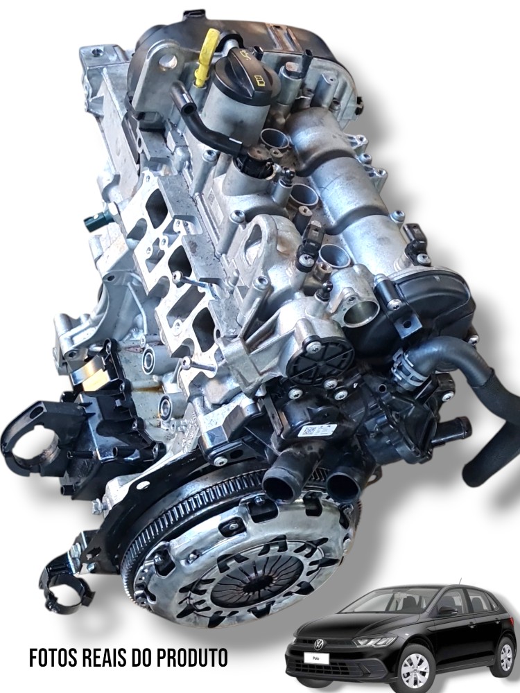 Motor Parcial S Carter E Sobre Carter Vw Polo 2024 24.000 Km 1
