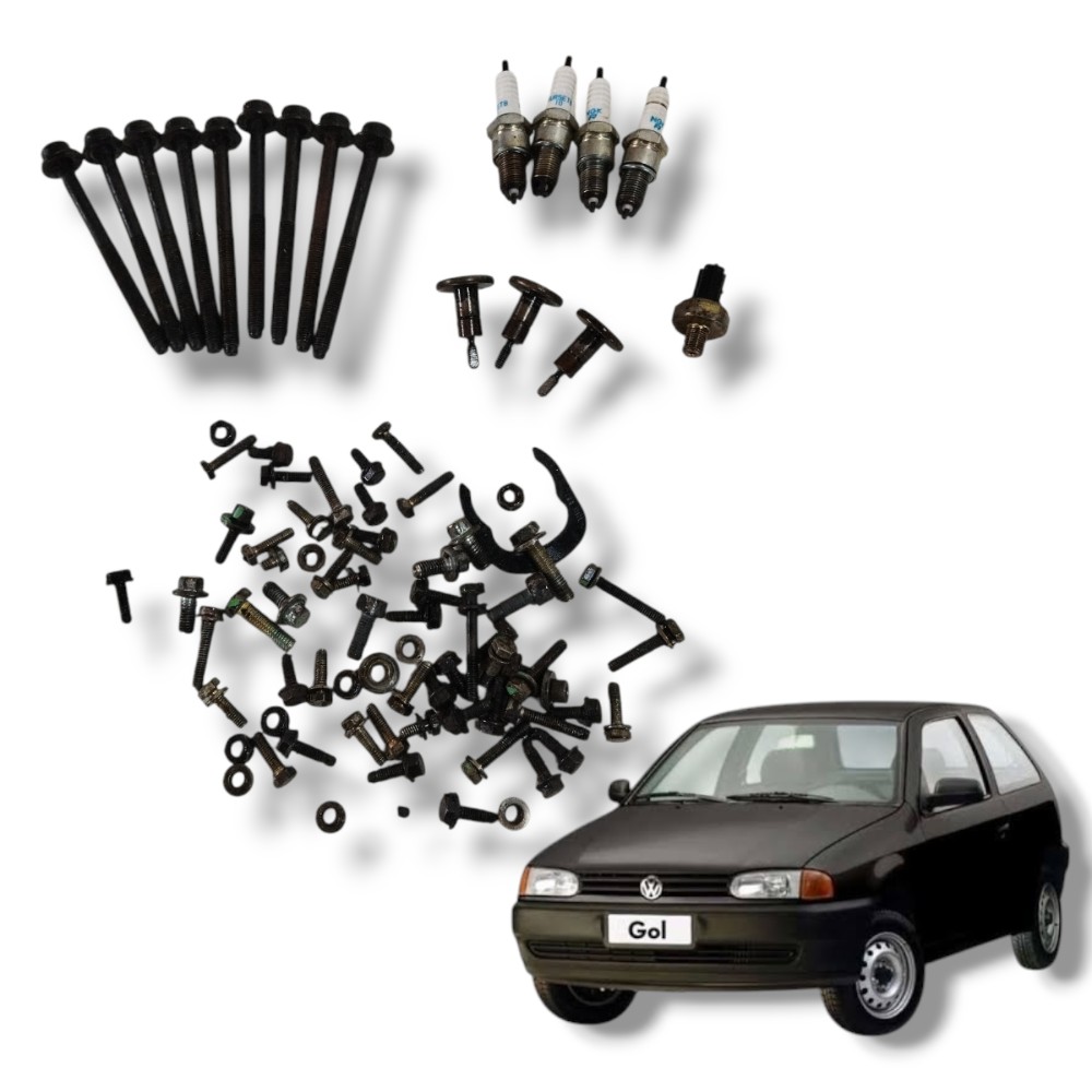 1,3kg Parafusos Motor Gol G2 1998 1999 1.0 Originais