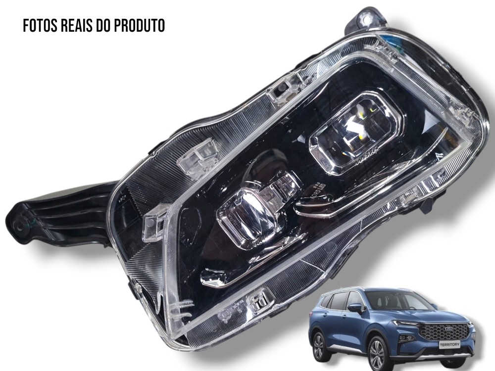 Farol Dianteiro Esquerdo Ford Territory 2025 0km Detalhe Esquerdo/motorista 1