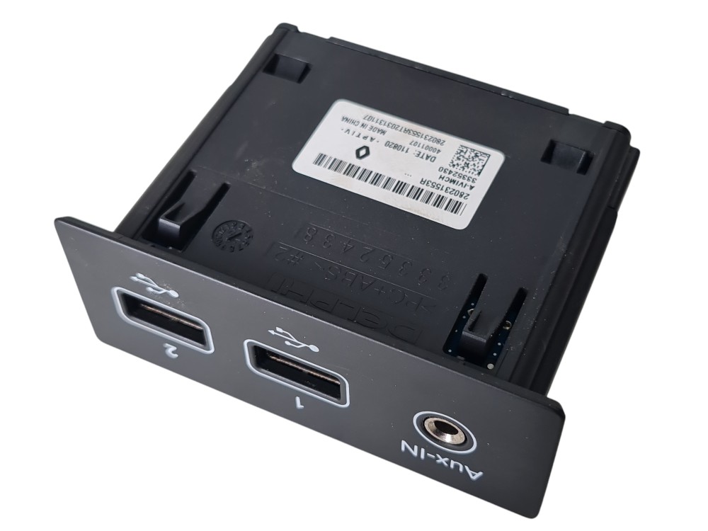 Conector Aux / Usb Multimídia Renault Zoe 2022 280231553r 5