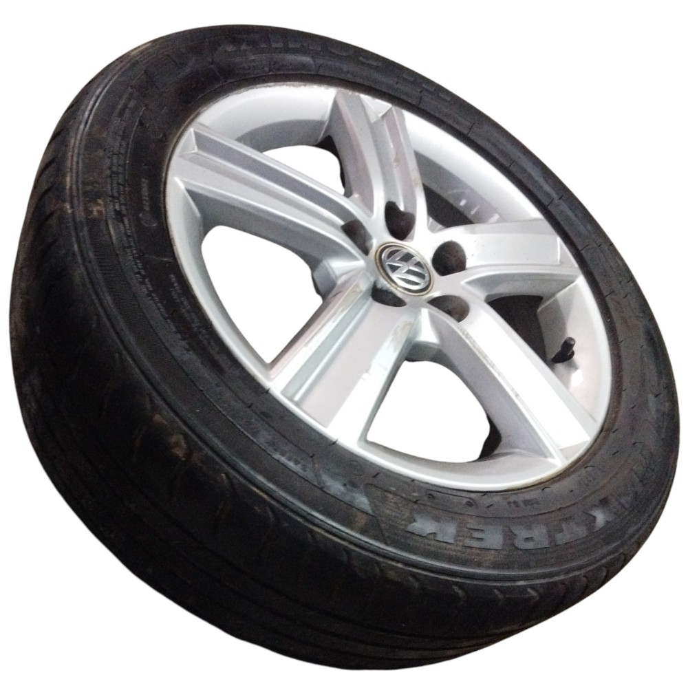 Pneu Com Roda 195/55r15 Vw/novo Fox Cl Mb 2016 Original 6