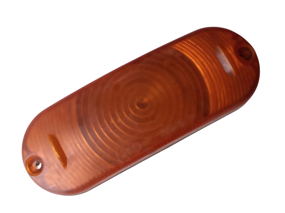 Lente Pisca Lateral Esquerdo Colheitadeira Case Original Laranja 2