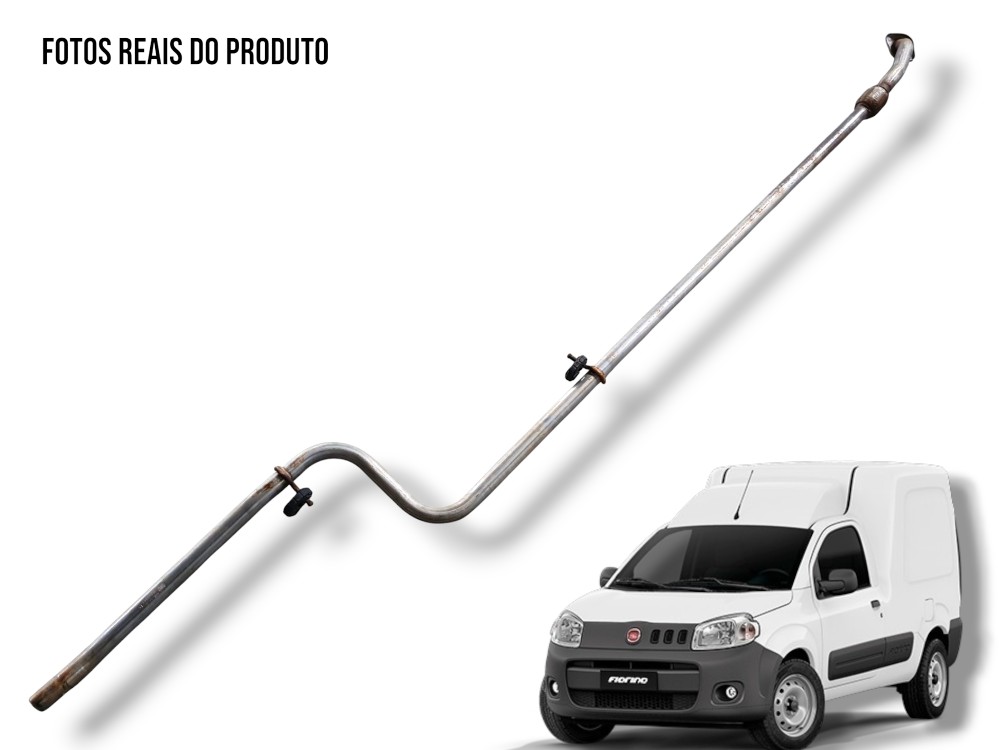 Escapamento Tubo Intermediário Fiat Fiorino 2021 Original 1