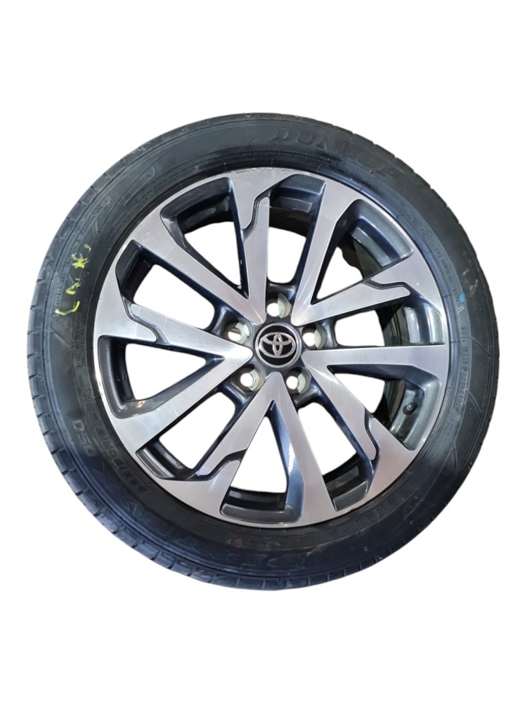 Roda Com Pneu Toyota Corolla Cross Ano 2021 2022 Original  Prata