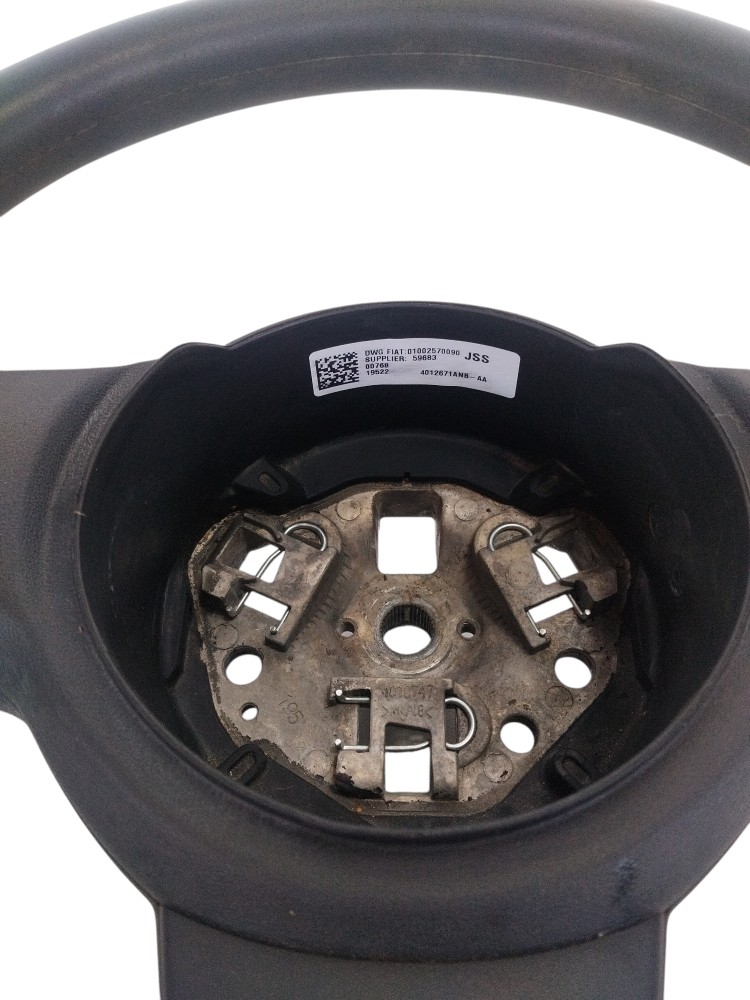 Volante Partner/fiorino/strada Original 01002570090 S/airbag Preto 5