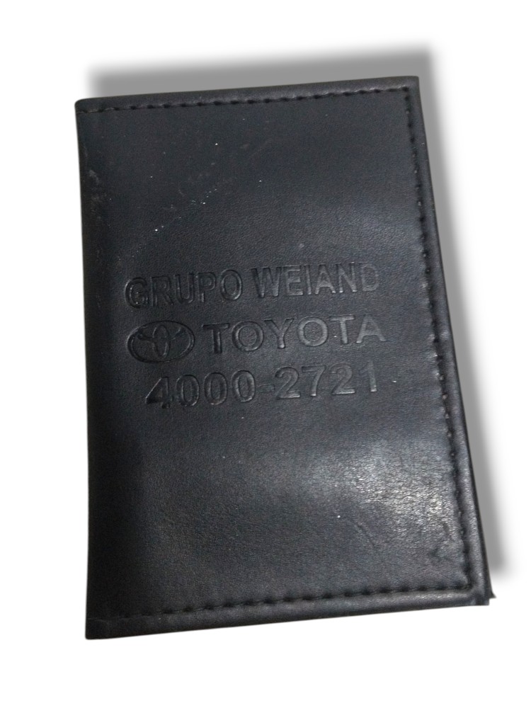 Porta documentos couro ORIGINAL do Toyota Yaris Cross 2026