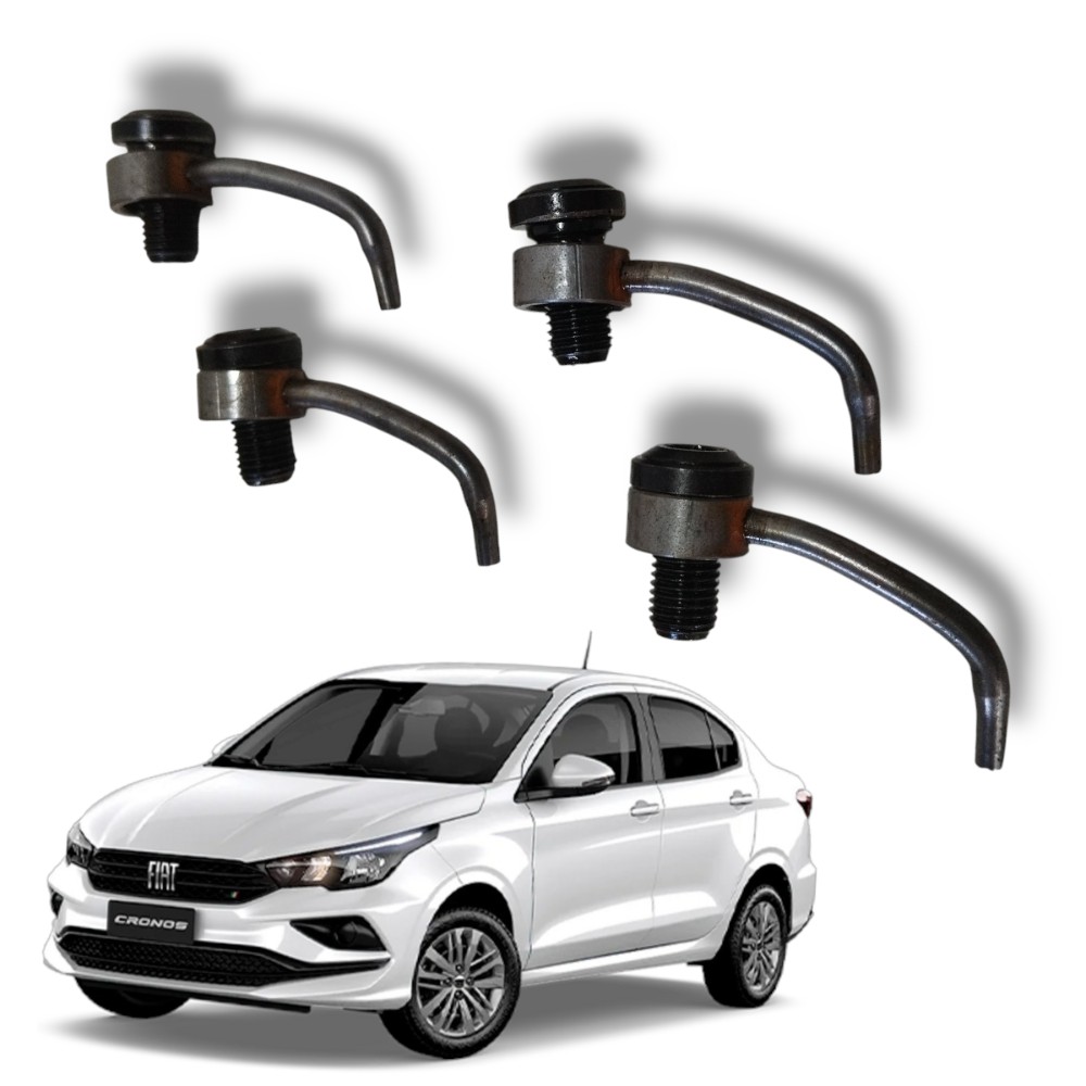 Kit 4 Injetores Óleo Fiat Cronos 1.3 Firefly 2023 Originais 1