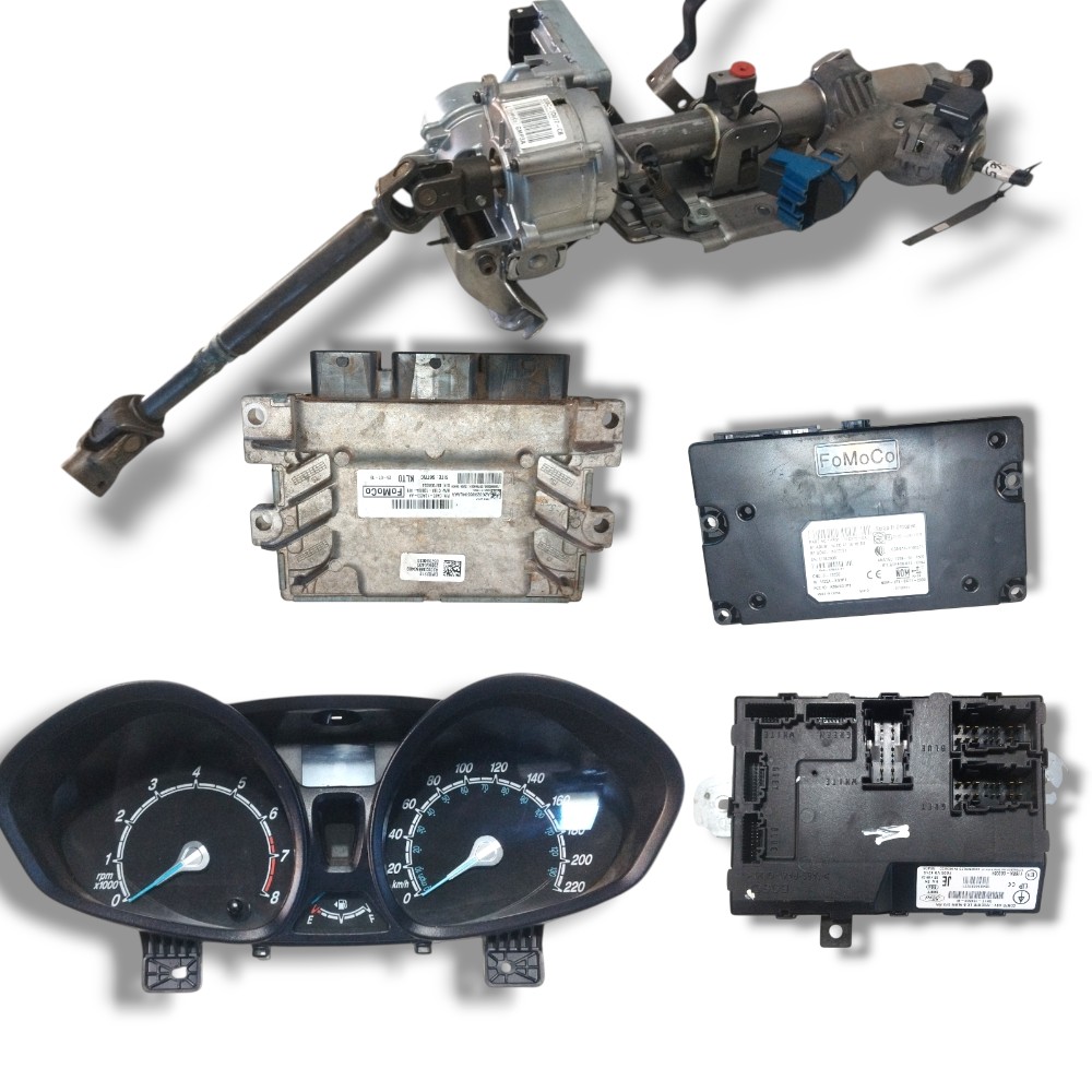 Kit code injeção Ford New Fiesta 1.6 16V 2015 2016 ORIGINAL