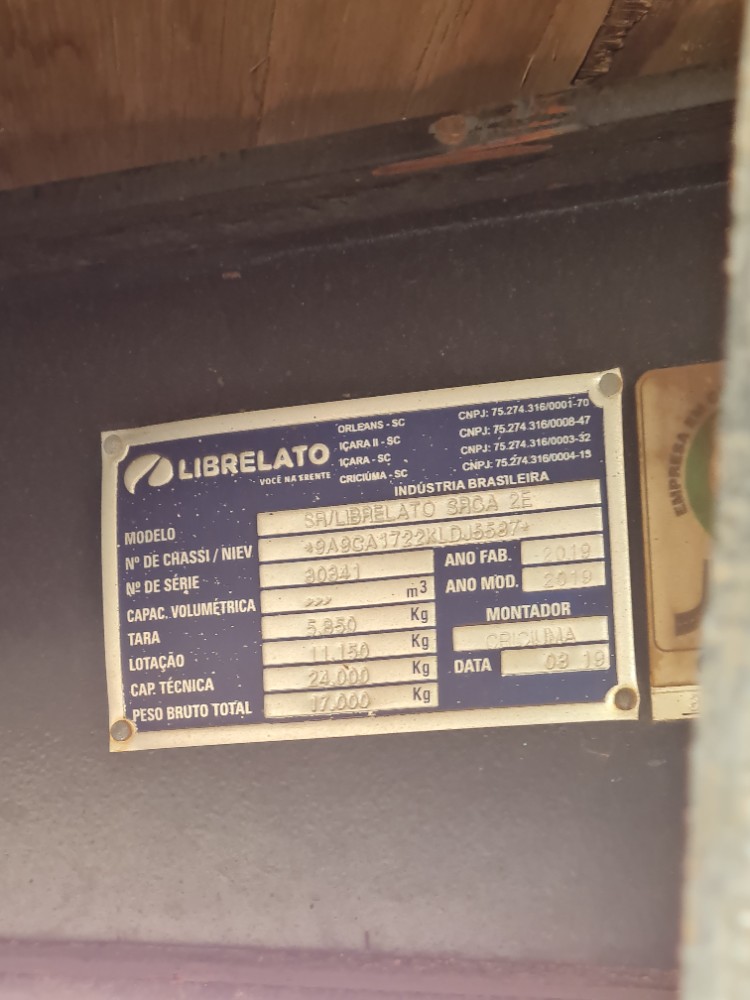 Eixo Completo Carreta Librelato 2019 190315065 8