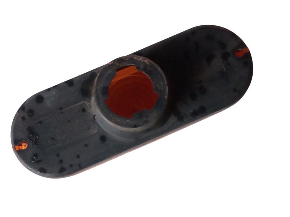 Lente Pisca Lateral Esquerdo Colheitadeira Case Original Laranja 5