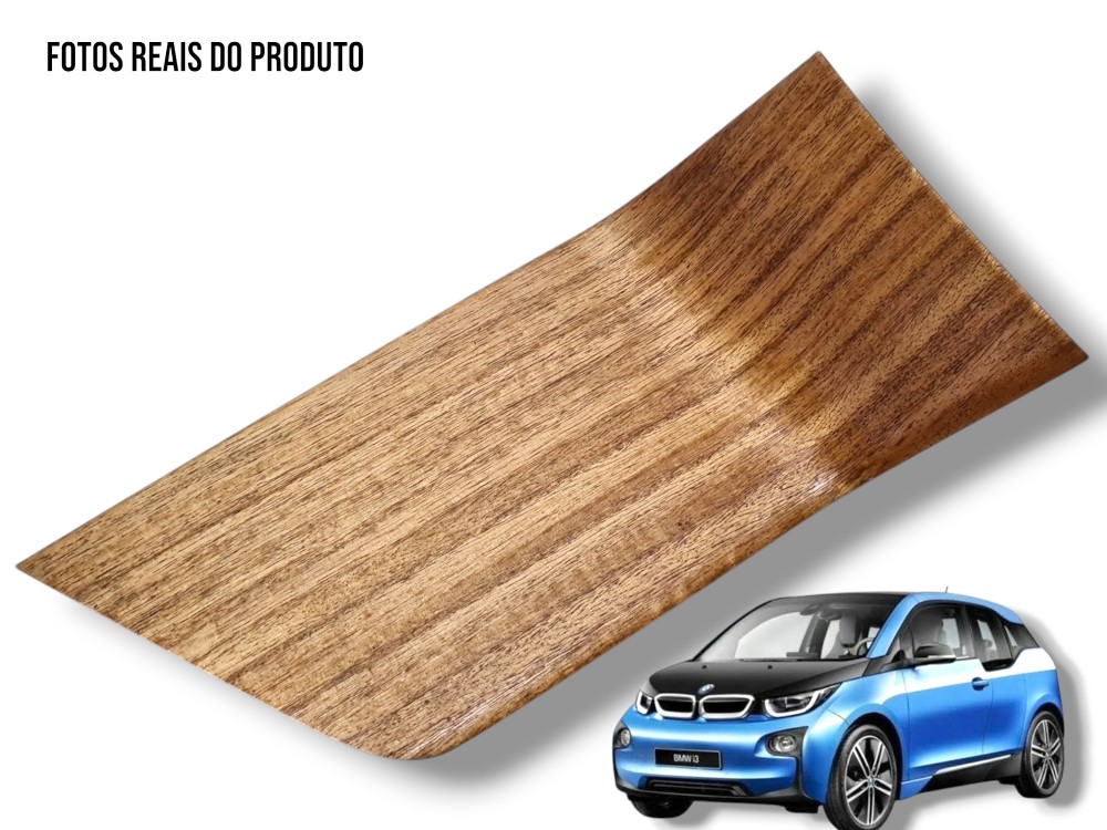 Acabamento Painel Central Tampa Madeira Bmw I3 2022 Original 1