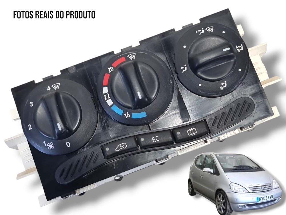 Comando Ar Condicionado Mercedes Classe A160 2003 1688300935 1