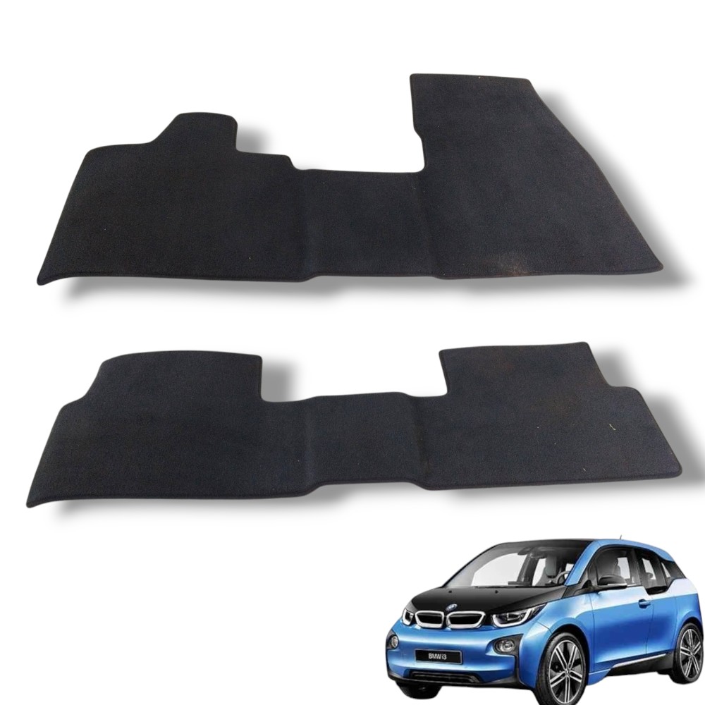 Jogo Completo Tapete Carpete Bmw I3 Original 13648812 Preto 1