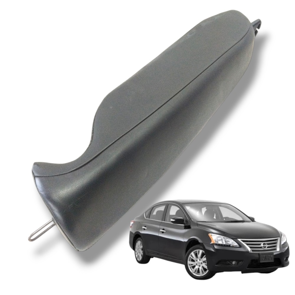 Acabamento Esquerdo Banco Tras Nissan Sentra 2016 Original Preto 1