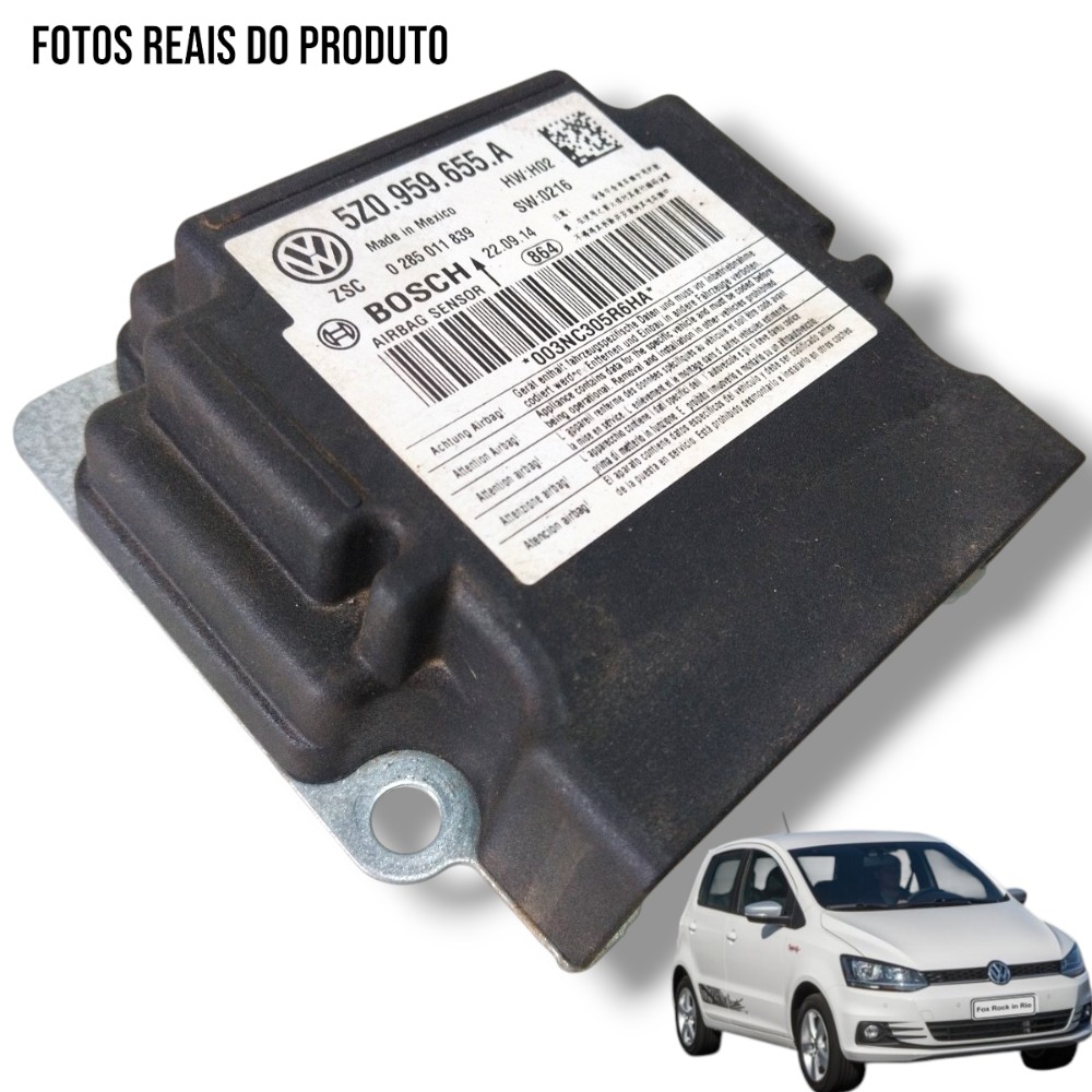 Módulo Airbag VW/NOVO FOX CL MB 2016 5Z0.959.655.A Original 1