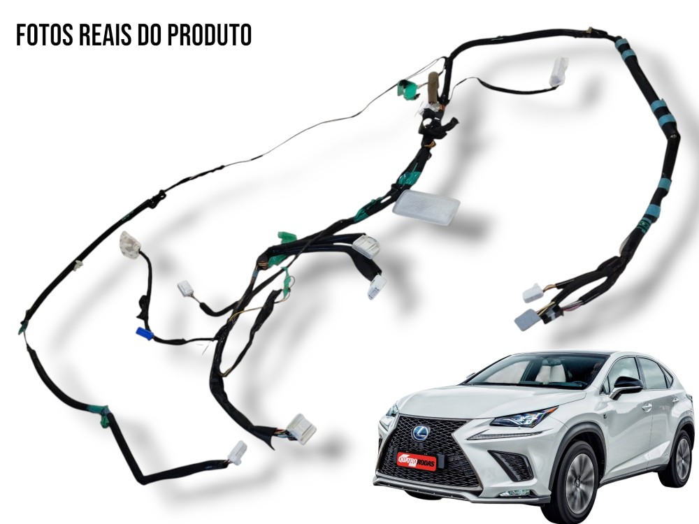 Chicote Teto Traseiro I/lexus Nx300h Luxury 2019 Original 1