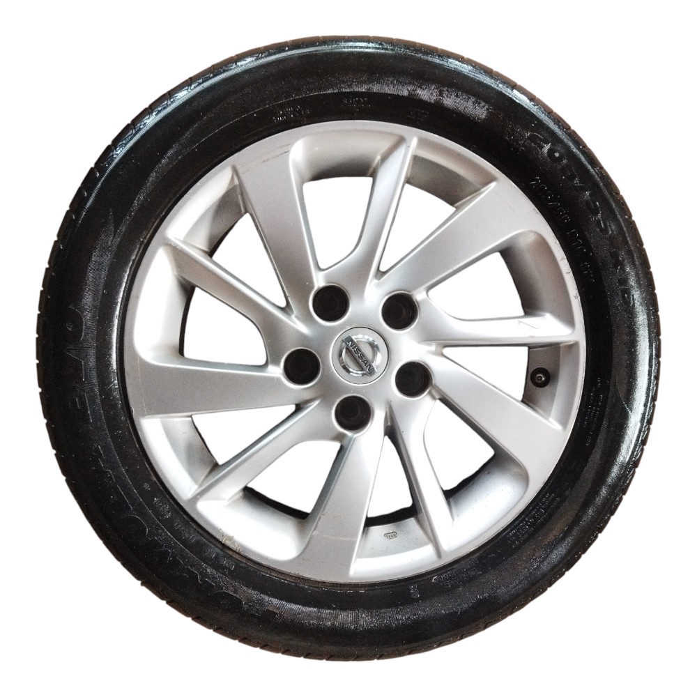 Jogo Roda Liga Leve Aro 16 Original Nissan Sentra Detalhes Prata 4
