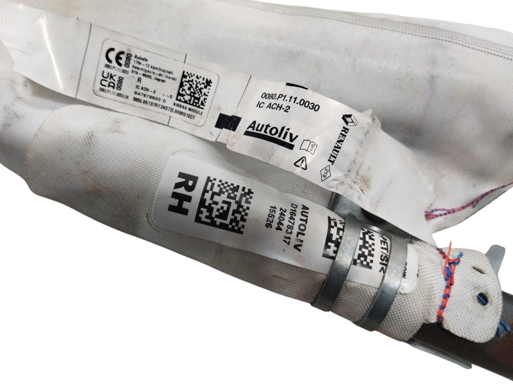 Par Airbag de Cortina de Teto Renault Kangoo 2024 2025 4