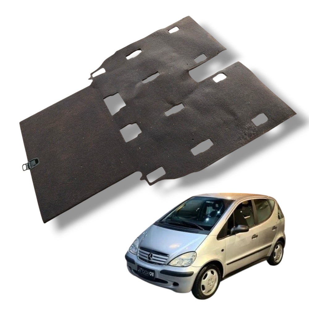 Carpete Porta Malas Mercedes Classe A 160 2003 Original Cinza 1