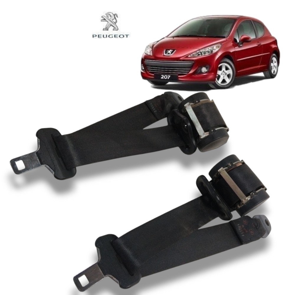 Par cinto de segurança traseiro Peugeot 207 original 1