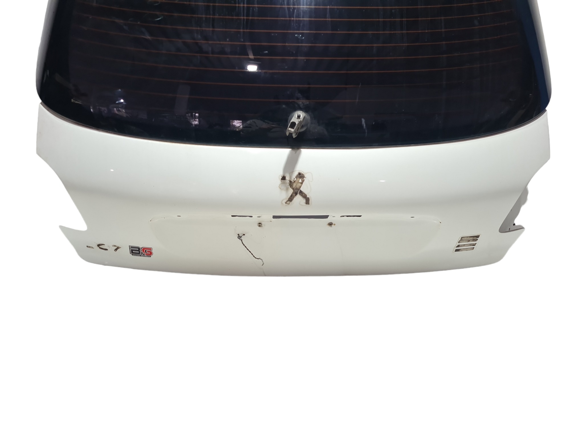 Tampa Porta Mala Peugeot 207 Quicksilver 2013 Original 2
