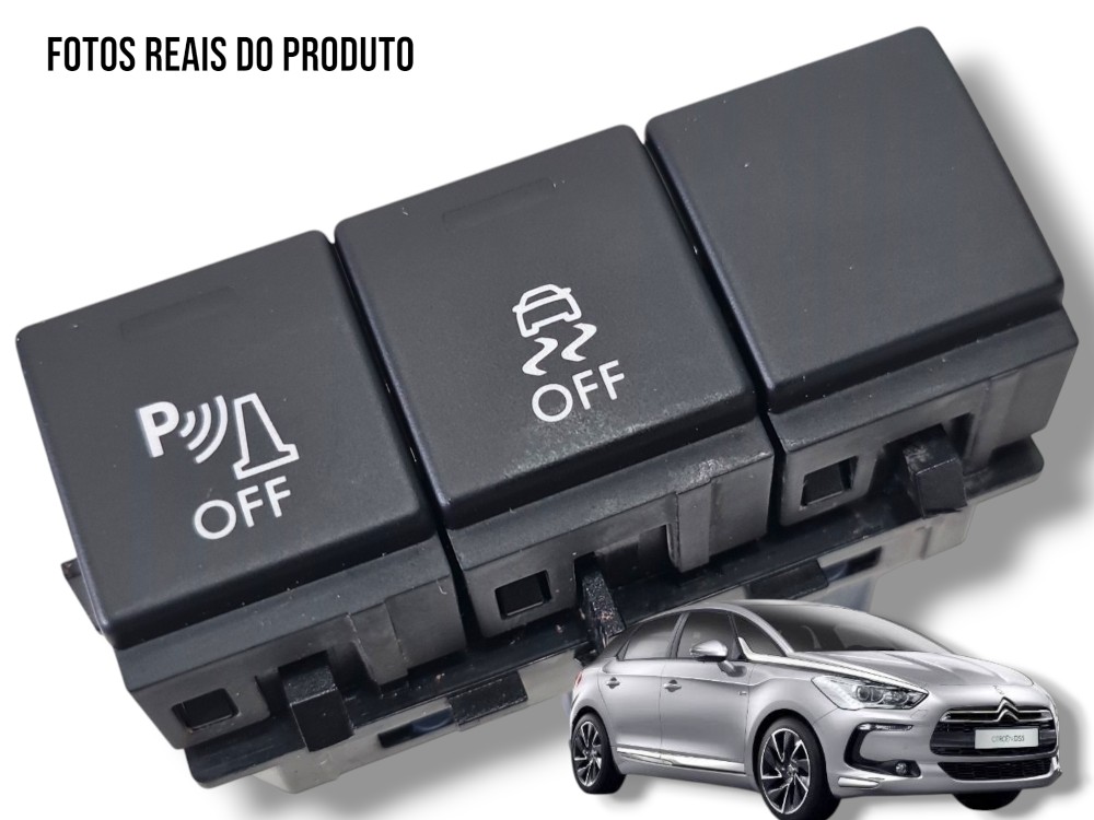 Botão Controle Tração Citroen Ds5 2015 96669719 Original 1