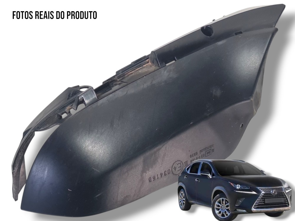 Capa Inferior Retrovisor Direito Lexus Nx 300h 2019 034168 Preto 1
