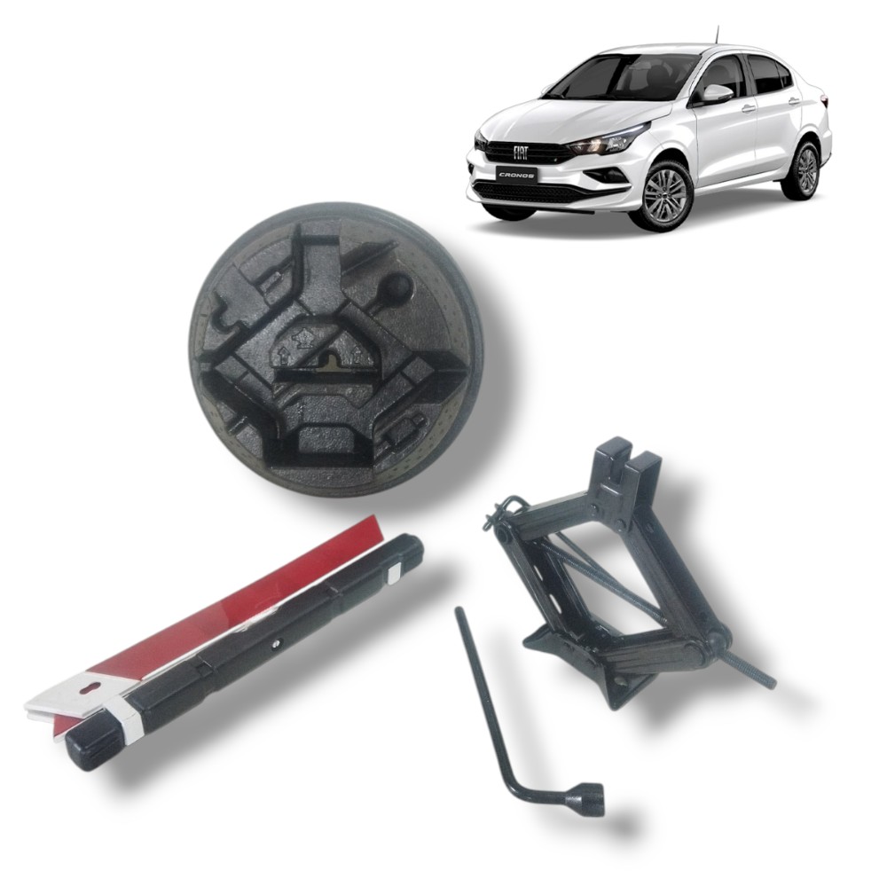 Kit Ferramentas Estepe Fiat Cronos 2024 Original Completo