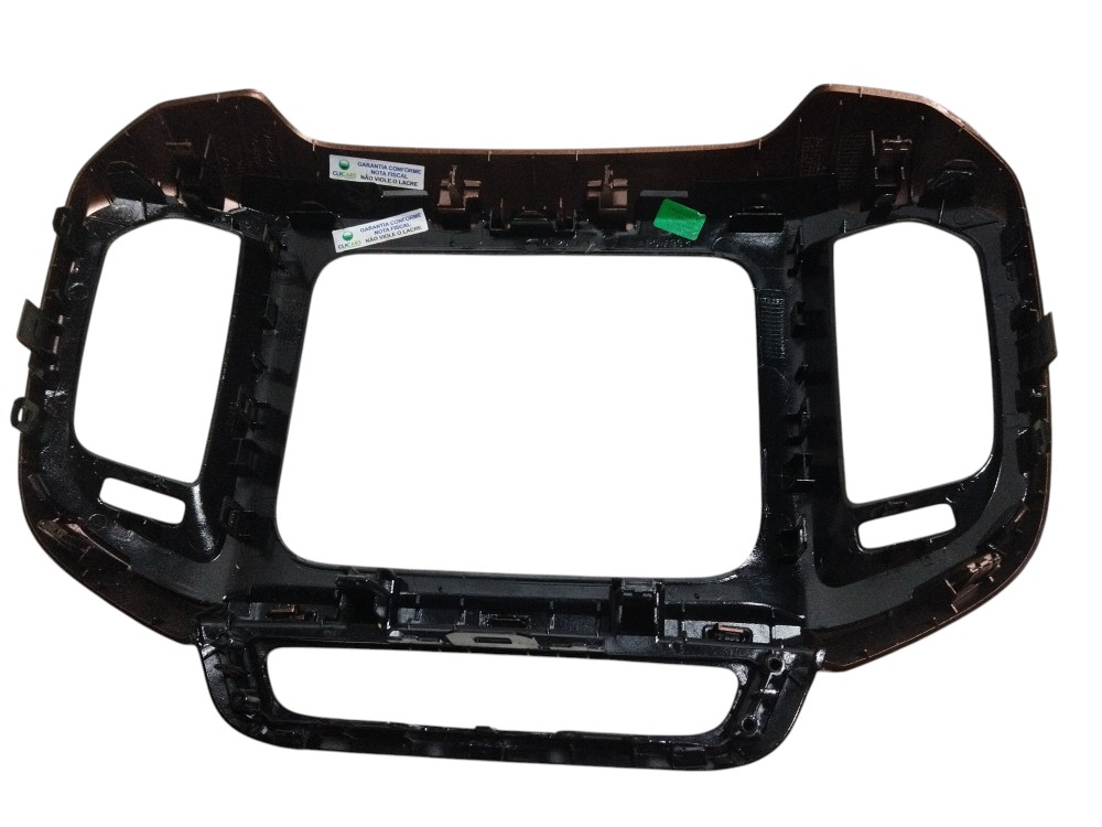 Moldura Central Multimídia Fiat Toro 2019 Original Marrom Marrom 6