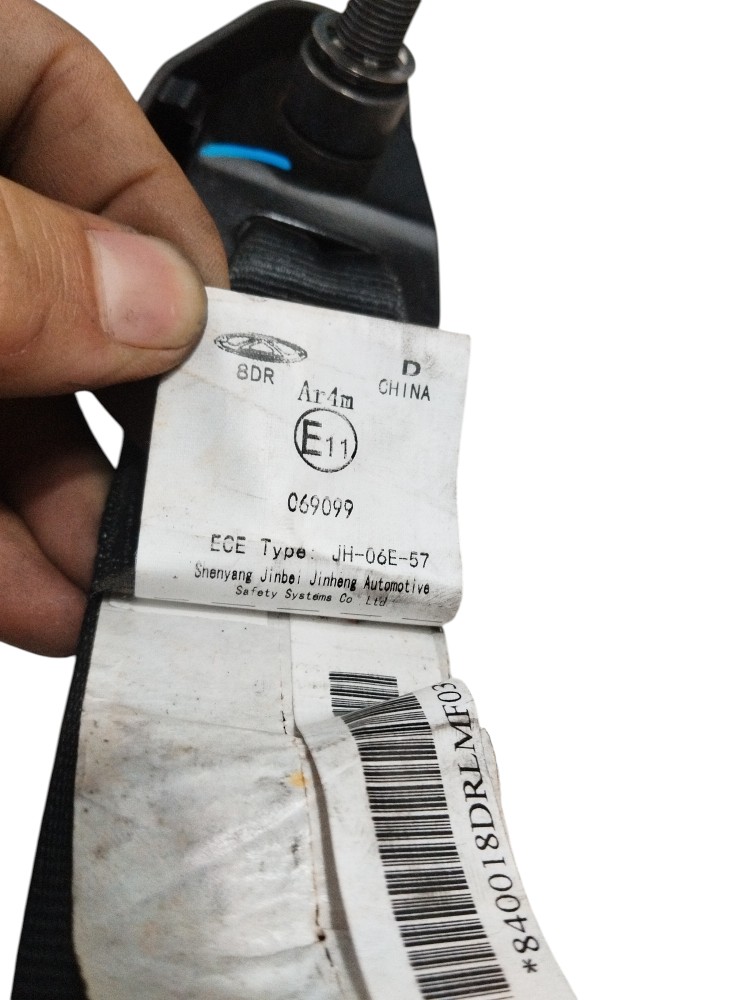 Cinto traseiro Chery Tiggo 8 2021 2022 ORIGINAL 6