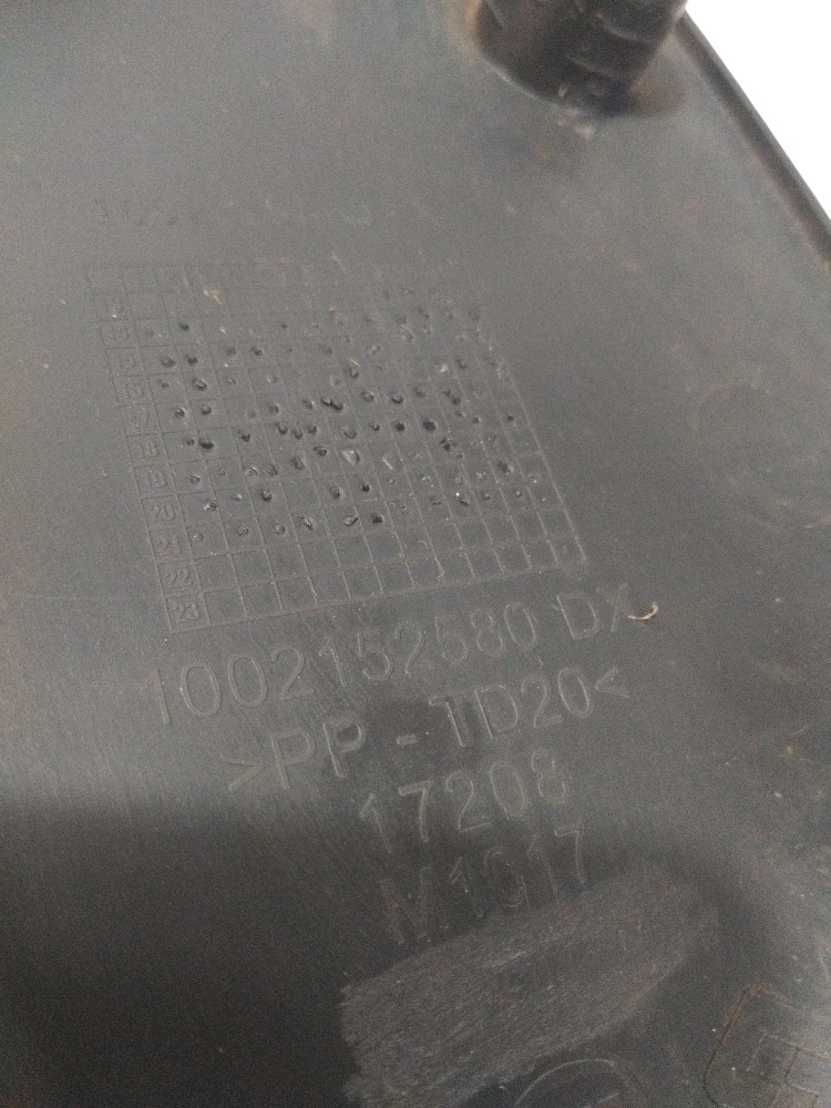 Acabamento do bau traseiro da Fiat Fiorino 2021 ORIGINAL 6