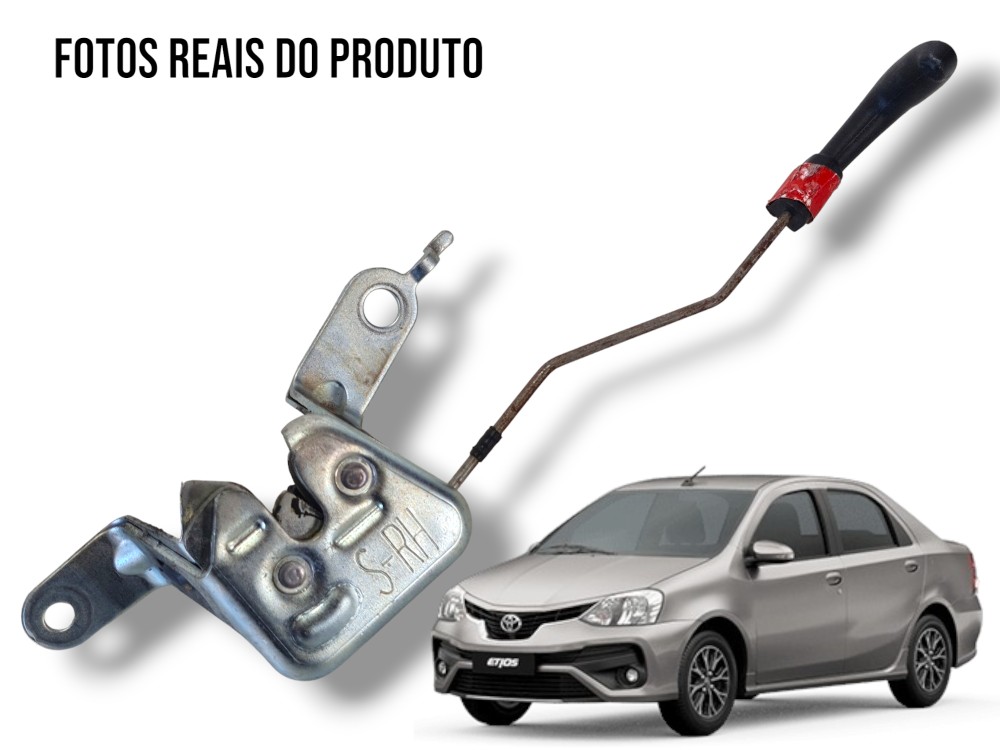 Trava Puxador Banco Traseiro Direito Toyota Etios Sedan 2018 1