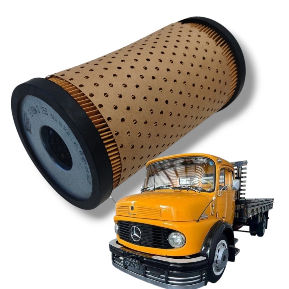 Filtro De Óleo Hengst Caminhões Mercedes Benz E103h D159