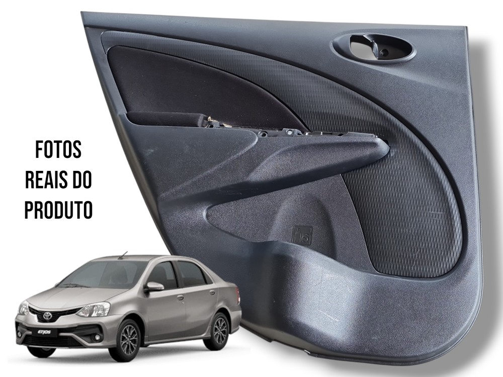 Forro Porta Traseiro Esquerdo Toyota Etios Sedan 2018 1