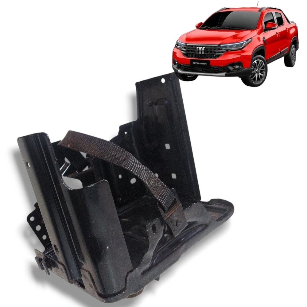 Suporte Para Bateria Fiat Strada 2023 Original 52190258