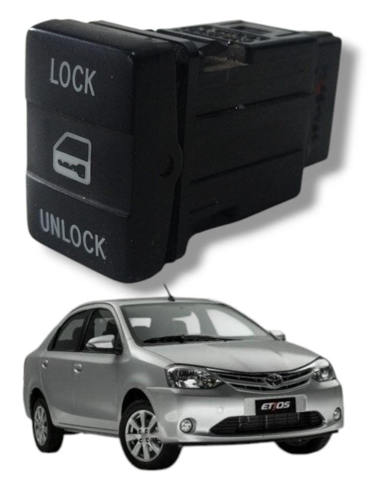 Botão Interruptor Trava Toyota Etios 2018 Original 191572 1