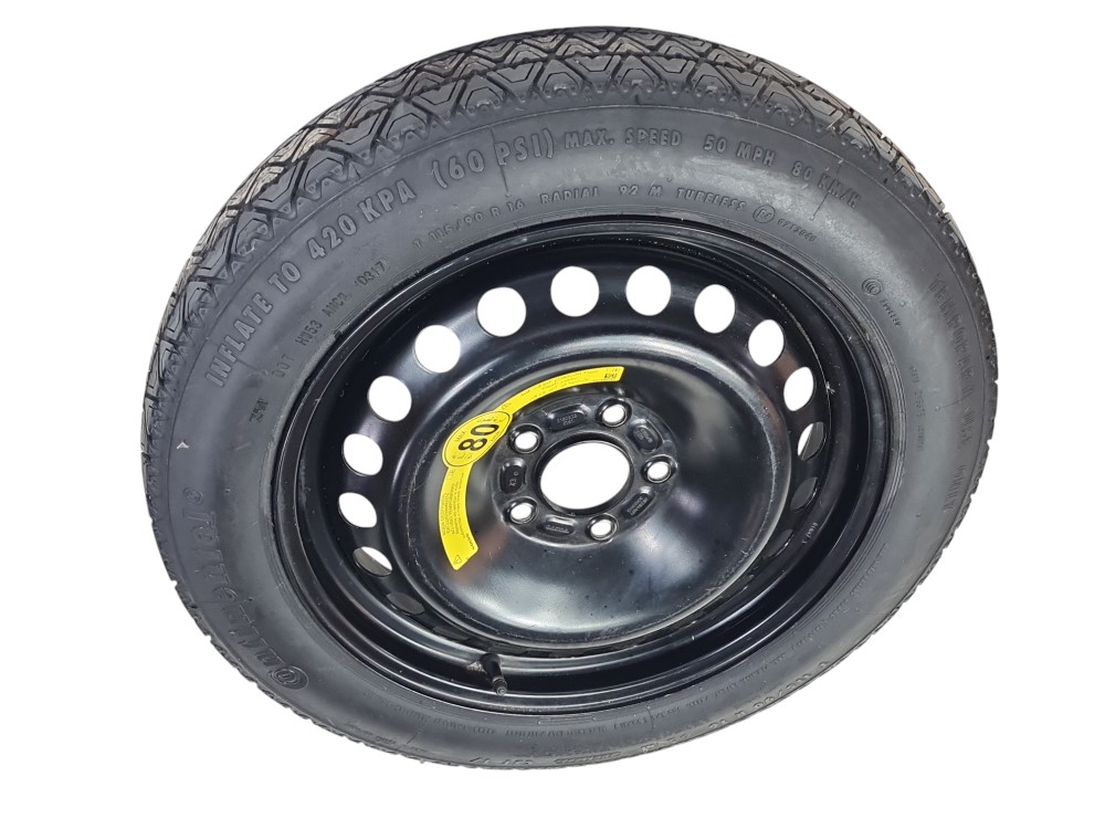 Roda Estepe Fino 115/90r16 Aro 16 Volvo V40 2017 Continental 5
