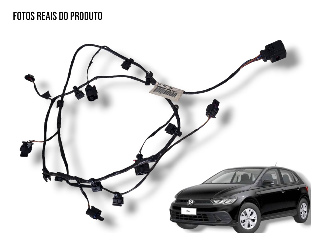 Chicote Parachoque Traseiro Vw Polo 2024 Original 6ea971104a 1