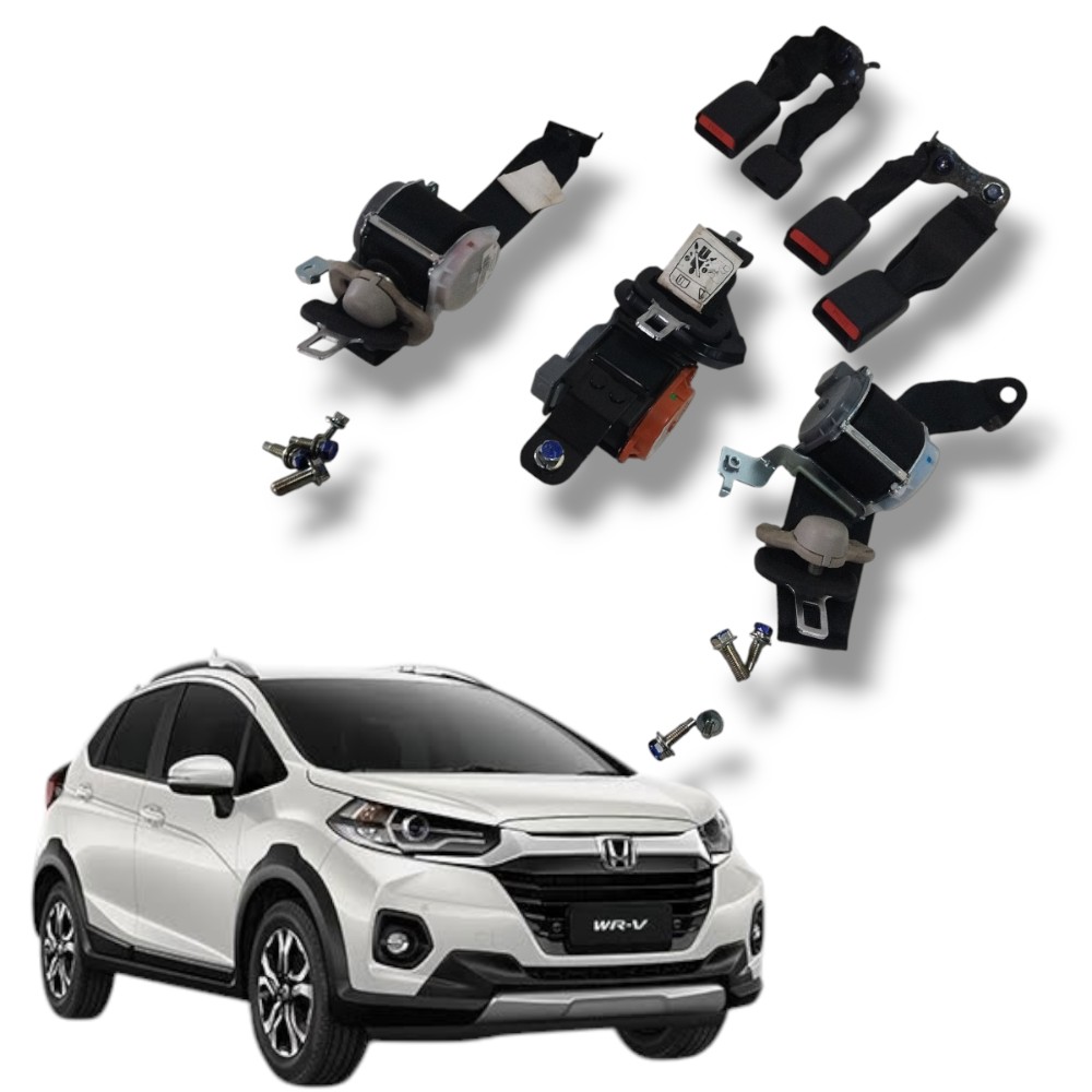 Kit cinto segurança traseiro Honda wr-v 2021 original 1