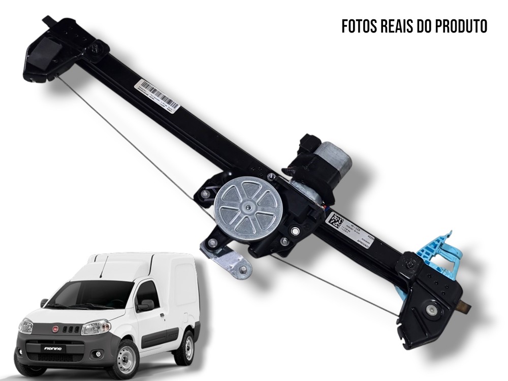 Máquina Vidro Dianteiro Esquerdo Fiat Fiorino 2021 520445480 1