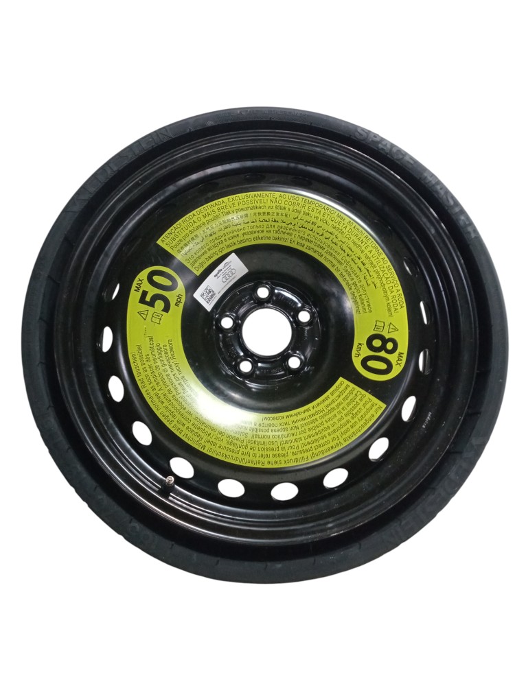 Roda Estepe 185/70 R19 Aro 19 Audi Etron 2022 A 2025 Preto 2
