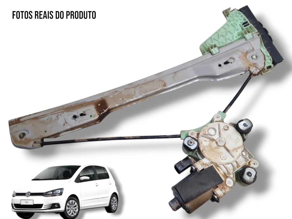 Máquina Vidro Esquerdo Traseiro Eletrico Vw Fox 2003 A 2016 1